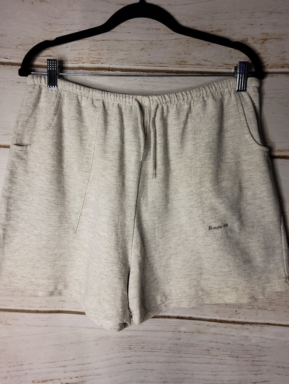 Route 66 Light Heather Gray Athletic Shorts